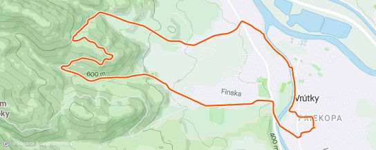 trail okruh Javorna- Vútky
