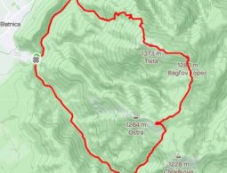 tlsta-ostra trail mapa