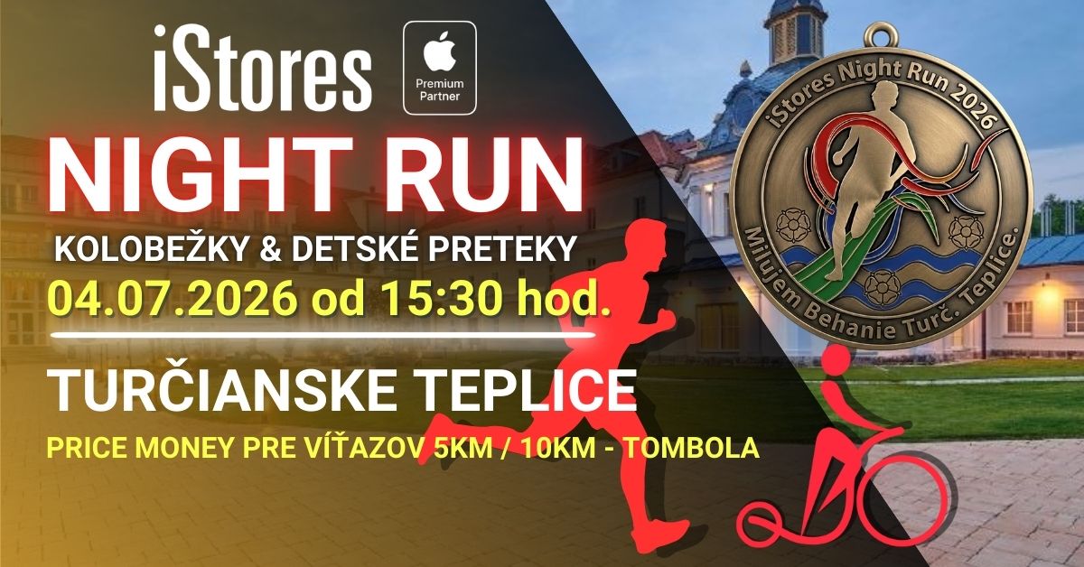 iStores night Run 2026 Turč. Teplice